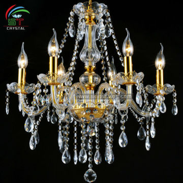 classical crystal glass chandelier