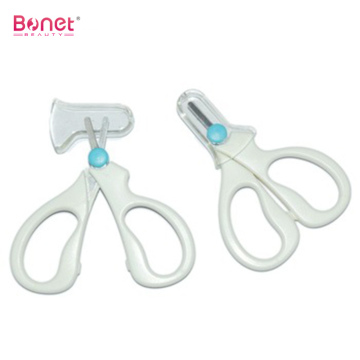 Plastic handle beauty baby manicure scissors