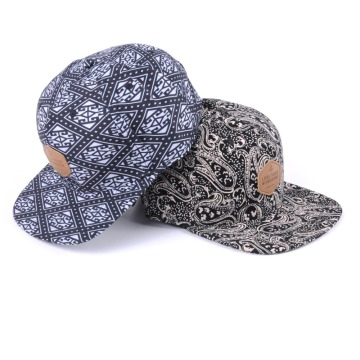 Best quality printed funny 6 panel snapback cap