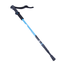 Spring-Loaded Aluminum Walking Stick with Polypropylene Handle for the Blind