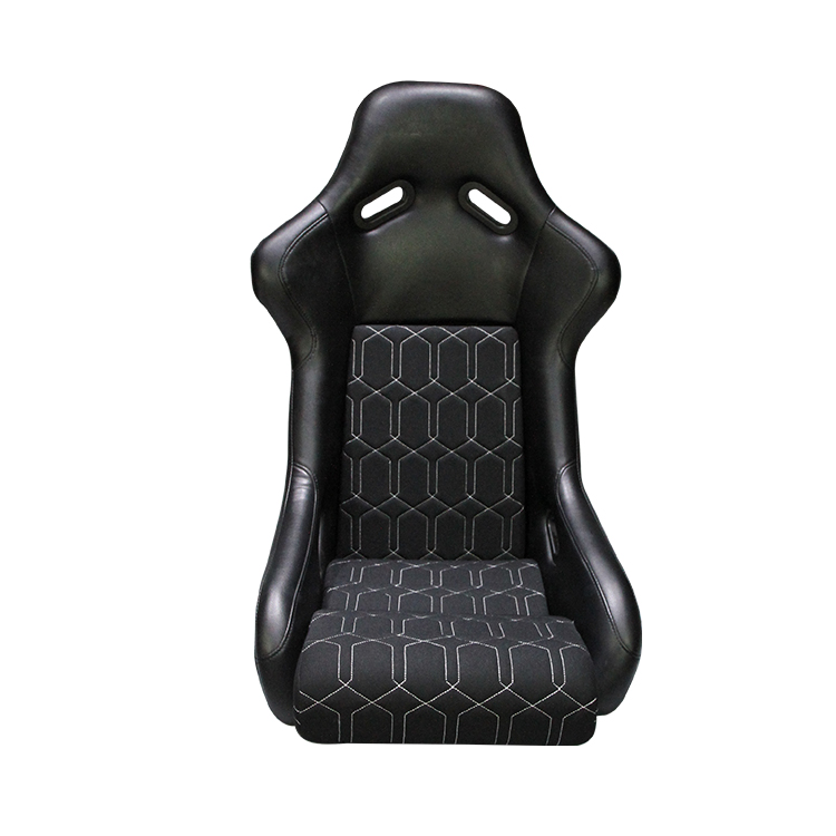 Universal Type-R Car Seat Racing Bucket Black Reclinable Racing Seat,Auto Race Seats