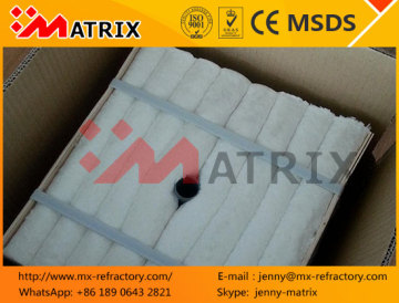 Fire resistant material annealing furnace ceramic mat