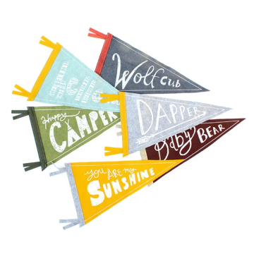 Custom Advertising Felt Pennants: Sunshine Sport Felt Banner Flags