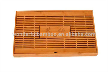 bamboo tea tray, tea set tray, water storable