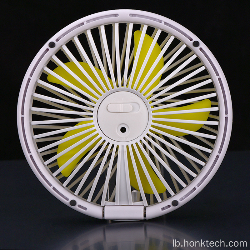 USB nofëllbar Portable Dësch Mini Fan