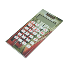 Dual Power Fancy Pocket Calculator with Full Print