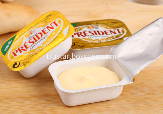 butter packing in blister