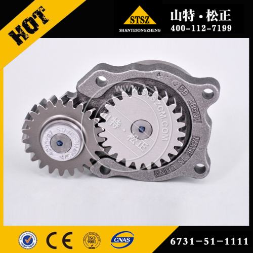 Oliepomp 6731-51-1111 voor Komatsu-motor SA6D102E-2-B