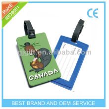 2015 cheap customized design hard plastic pvc luggage tag