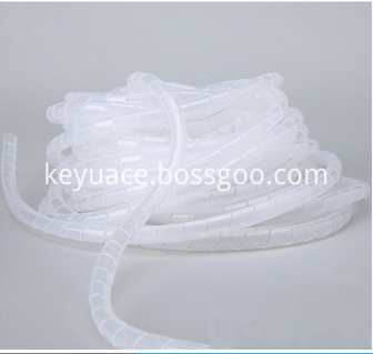 Transparent Color Insulation Wire Spiral Wrapping Bands