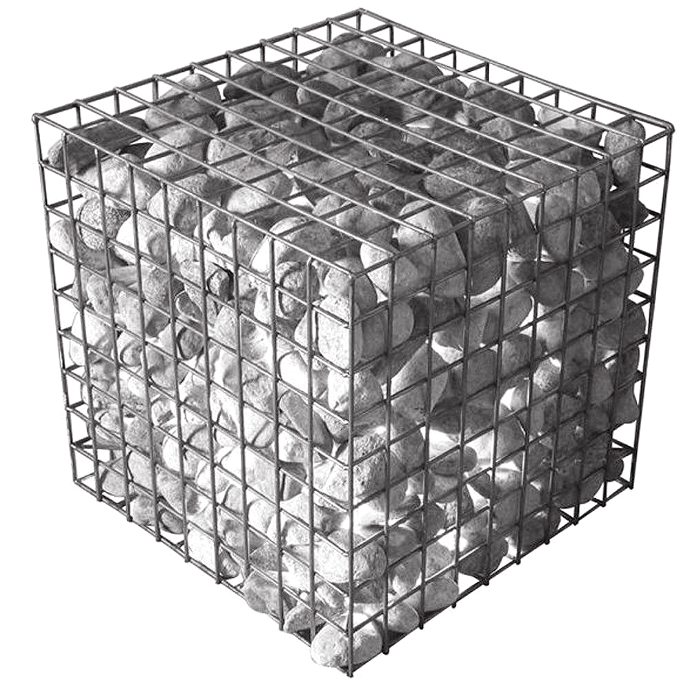 Malha de arame hexagonal revestida Gabion