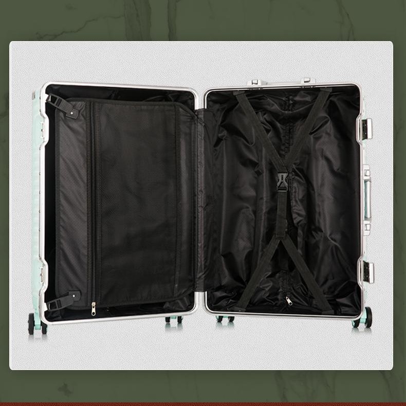 อลูมิเนียมกระเป๋าเดินทาง 20 " 20 " Luggage Trolley Case Aluminum