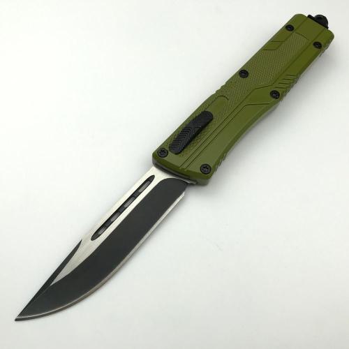 Spring Assisted Folding Automatic Knife with Clip