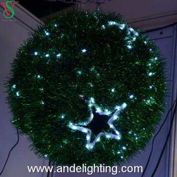 led christmas hanging light ball for malls