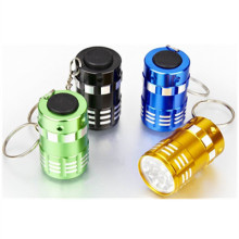 6LED keychain light promotion gift mini flashlight with key ring
