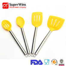 Essentials silicone cooking utensils set turner and spoon