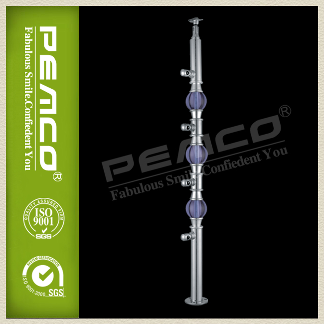 China PEMCO Modern Fashion Stainless Steel Crystal Baluster