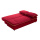 Kain dilipat Sleeping Bed Armless Double Sofa