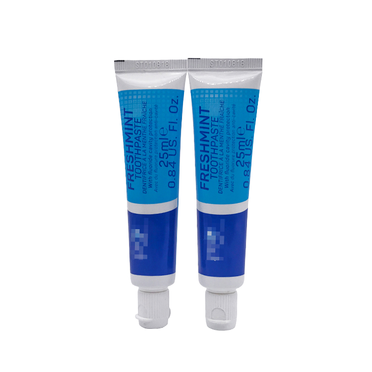 25ml fresh breath mint toothpaste with fluoride cavity protection