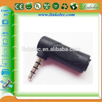 angle 3.5mm male to female adapter 3.5mm audio adapter