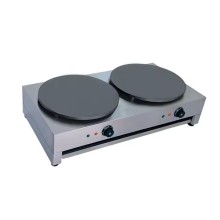 Professional Double-Head Crepe Maker - Commercial Gas Crepe Making Machine