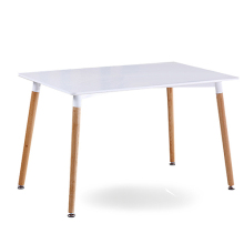 DSW Eiffel White Top Rectangle Dining Table