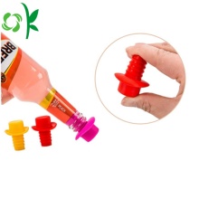 Personalized Silicone Screw Cap Bottle Stopper for Bar