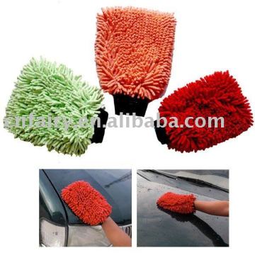 Chenille washing mitt(long worm)