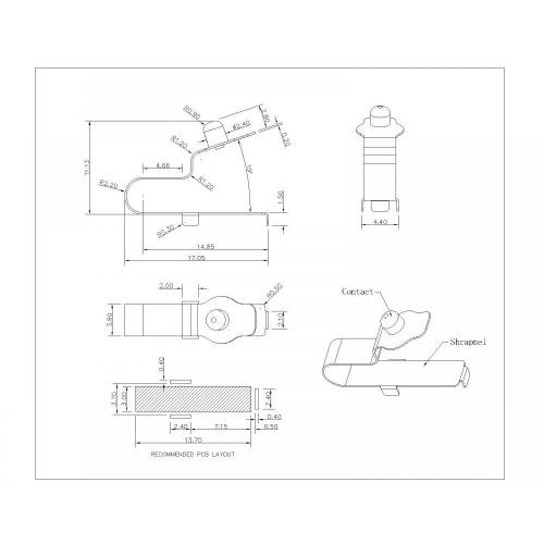 SF-170-XAX-21 스프링 손가락 L 17.0mm