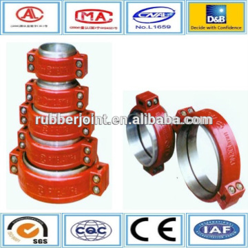Quality export products round grooved Pipe fitting Flexible Grooved Coupling