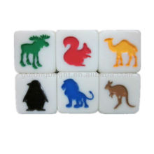 16mm urea animal colored Dice