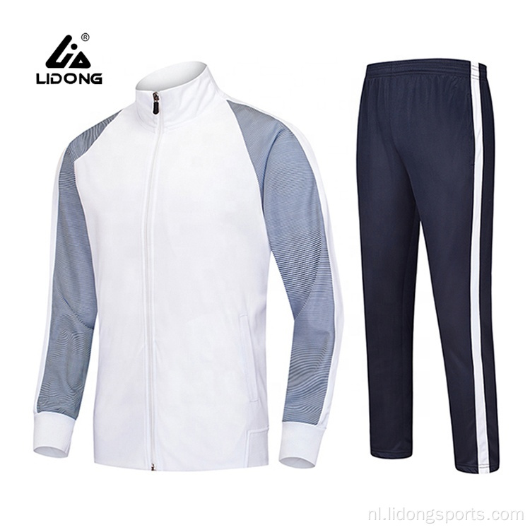 Nieuwe mode aangepaste heren tracksuit set