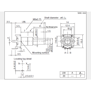 Ec12 series Incremental encoder