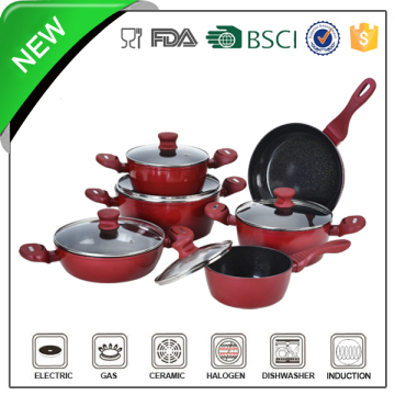 marble coating cookware casserole