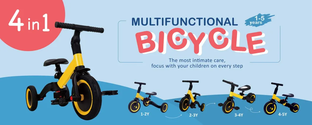 Multi-Function Balance Bike Tricycle for Kids