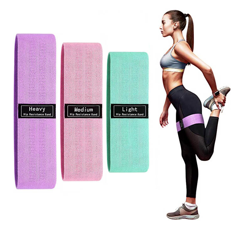 Kain Booty Band Gym Kebugaran Glute Resistance Band