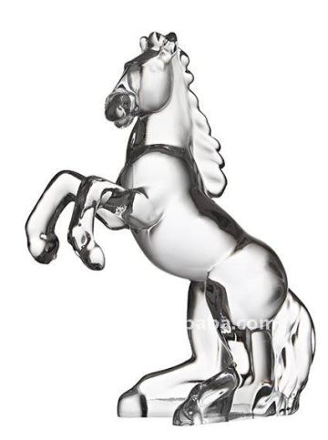 glass horse as decoration