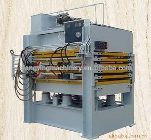 Molded door skin hot press machine