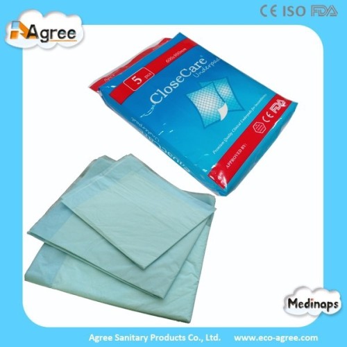 Washable adult incontinence underpad/bed pad for hospital
