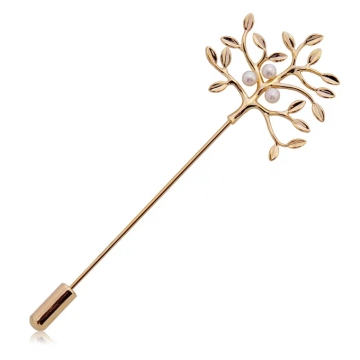 Simple Brooch Tree Pearl