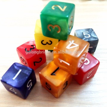 Educational Figure Dice Number Dice Plastic 6 Sides Dices