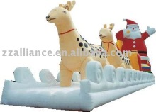 inflatable christmas inflatable santa claus slides
