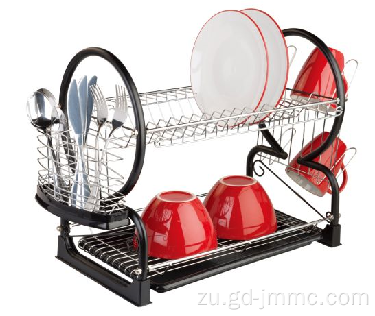 2 Tier Dish Rack Nge-Drip Tray