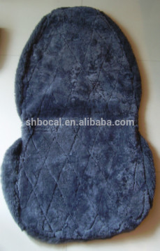 premium sheepskin patchwork car seat cover
