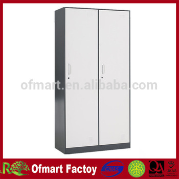 2 door steel locker cabinet