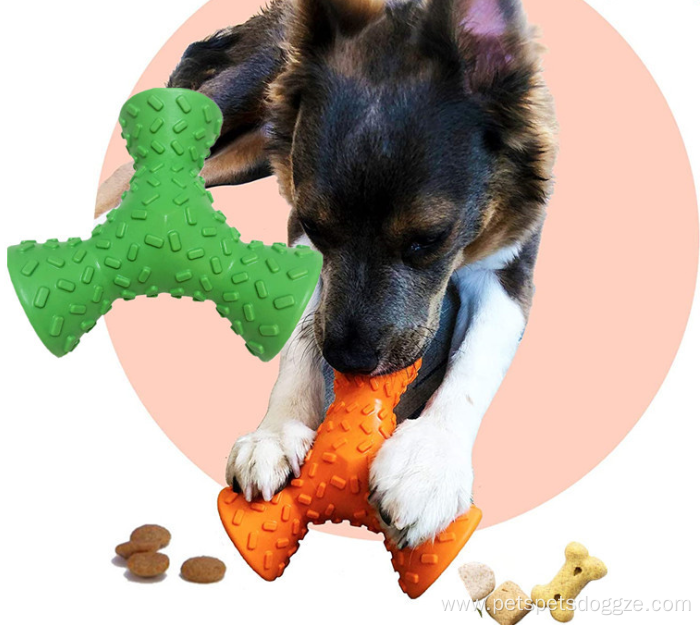 Hot selling interactive rubber food dog ball toys