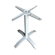 Popular Outdoor Furniture Four Feet Flat White Chinese Cast Aluminum Table Base