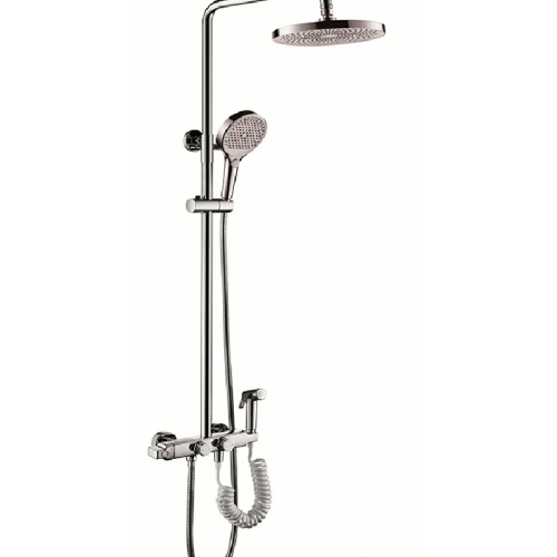 China Waterfall hot and cold shower faucet set Manufactory