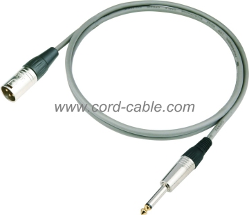 DMDF Series M XLR to Mono Jack Microphone Cable