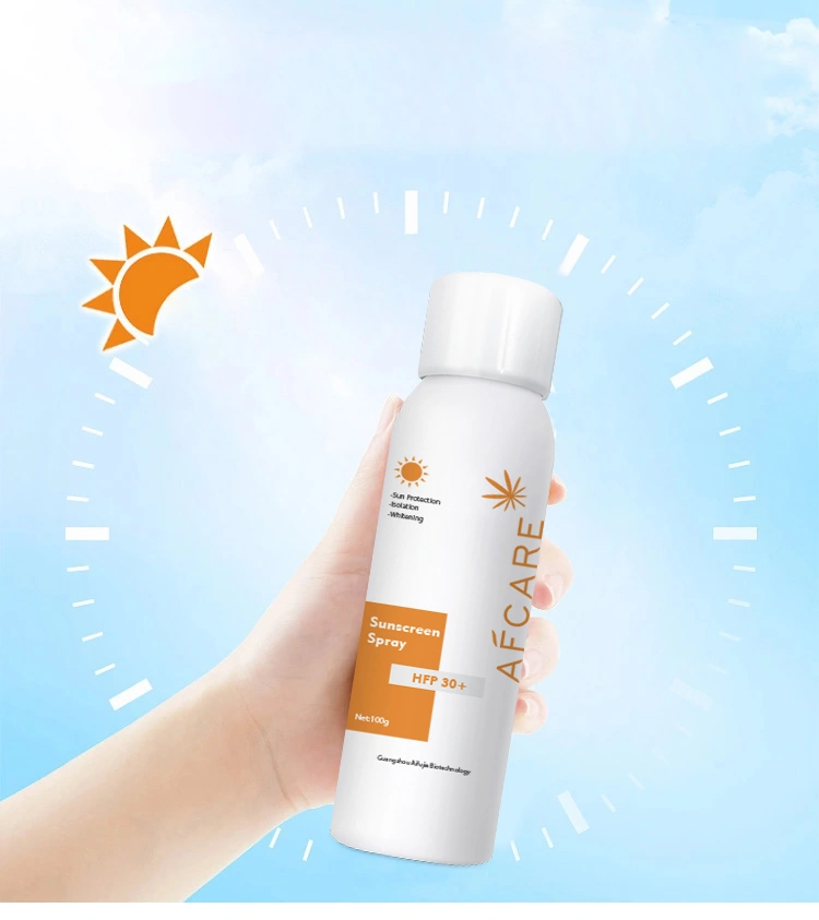 OEM Private Label Organic Body and Face Waterproof Whitening SPF 50 Sunscreen Spray Face Oil Rose Petals Toner